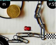 Mini toy car racing fiús játékok